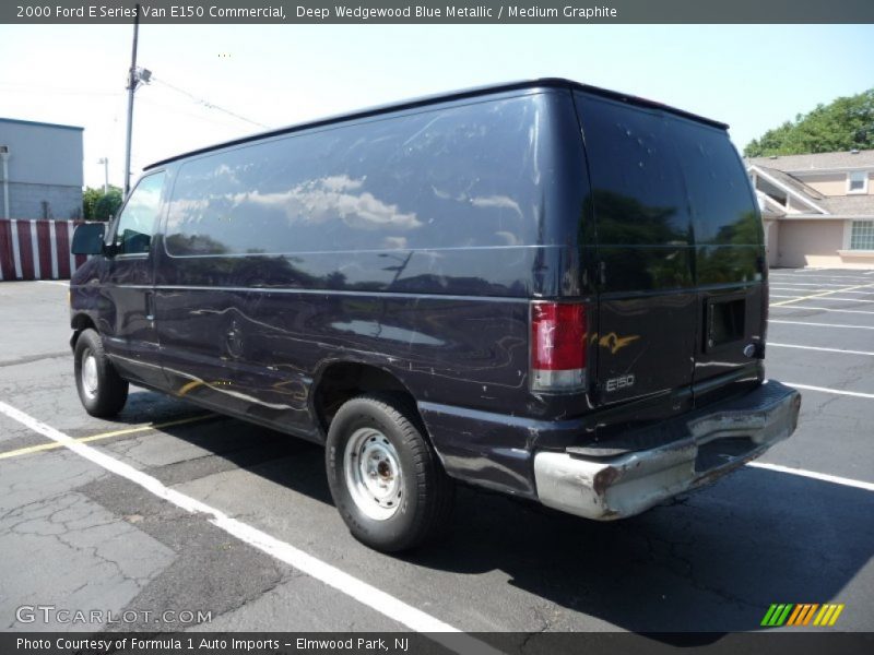 Deep Wedgewood Blue Metallic / Medium Graphite 2000 Ford E Series Van E150 Commercial
