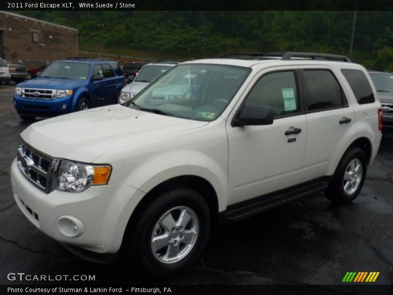 White Suede / Stone 2011 Ford Escape XLT