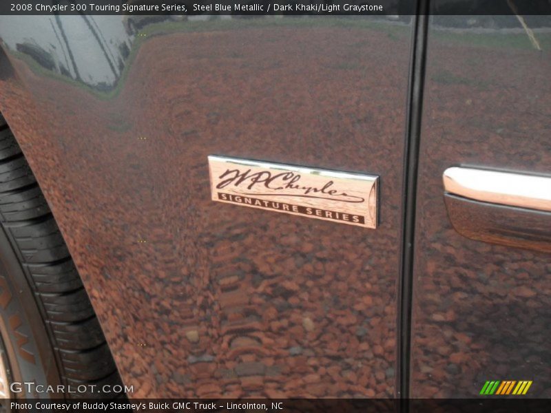 Steel Blue Metallic / Dark Khaki/Light Graystone 2008 Chrysler 300 Touring Signature Series