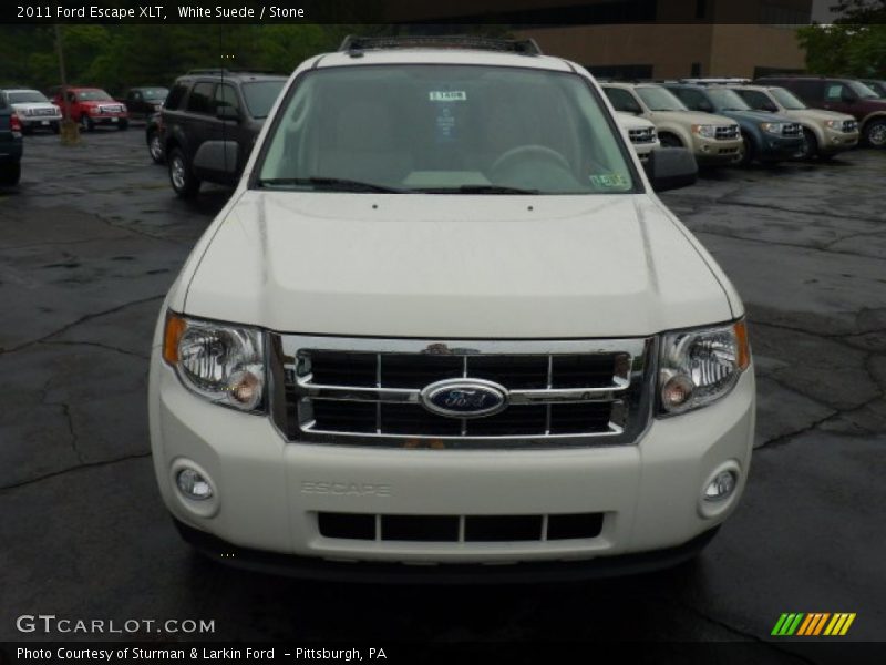 White Suede / Stone 2011 Ford Escape XLT