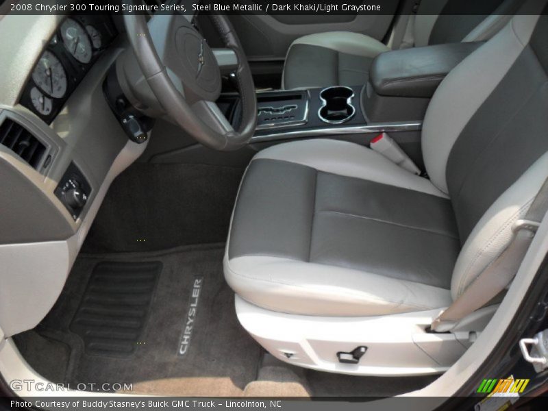 Steel Blue Metallic / Dark Khaki/Light Graystone 2008 Chrysler 300 Touring Signature Series