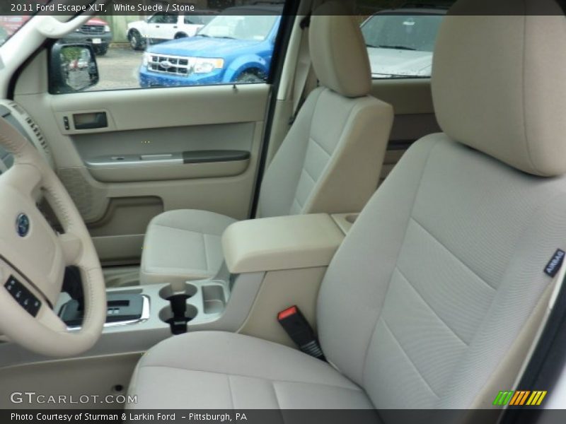 White Suede / Stone 2011 Ford Escape XLT