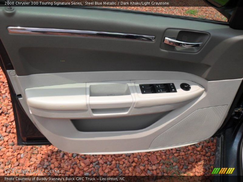 Steel Blue Metallic / Dark Khaki/Light Graystone 2008 Chrysler 300 Touring Signature Series