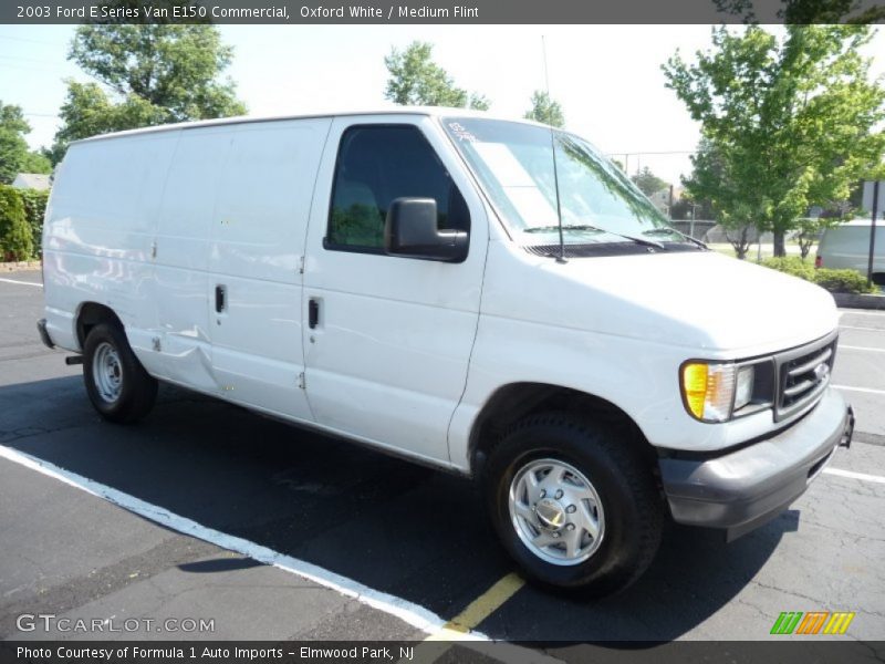 Oxford White / Medium Flint 2003 Ford E Series Van E150 Commercial