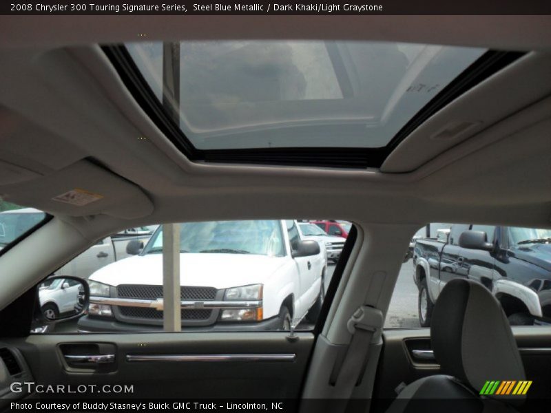 Steel Blue Metallic / Dark Khaki/Light Graystone 2008 Chrysler 300 Touring Signature Series