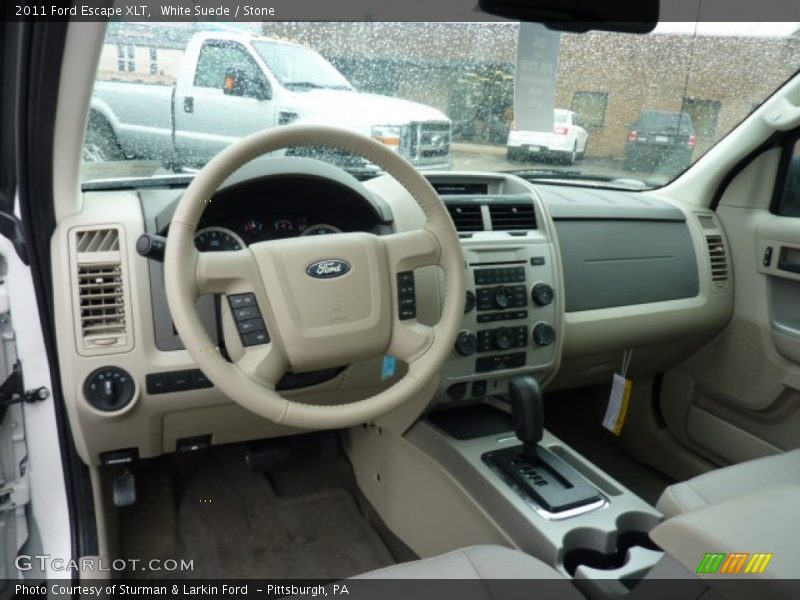 White Suede / Stone 2011 Ford Escape XLT