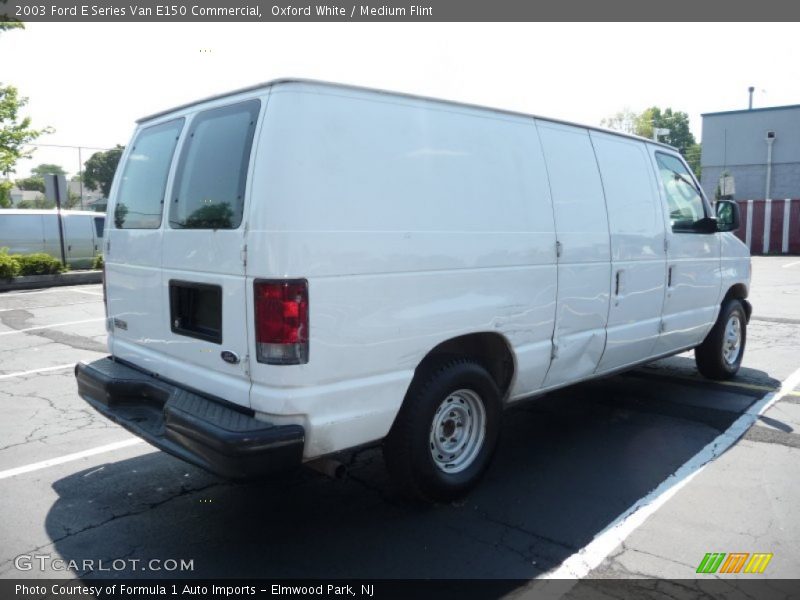 Oxford White / Medium Flint 2003 Ford E Series Van E150 Commercial