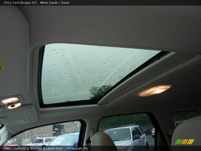 White Suede / Stone 2011 Ford Escape XLT