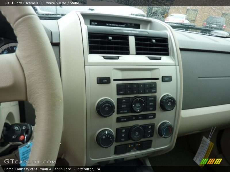 White Suede / Stone 2011 Ford Escape XLT