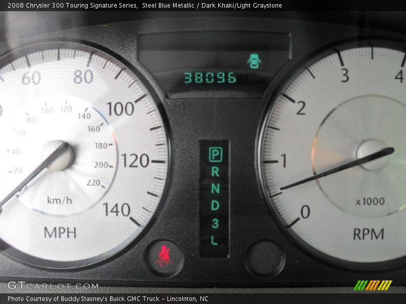 Steel Blue Metallic / Dark Khaki/Light Graystone 2008 Chrysler 300 Touring Signature Series