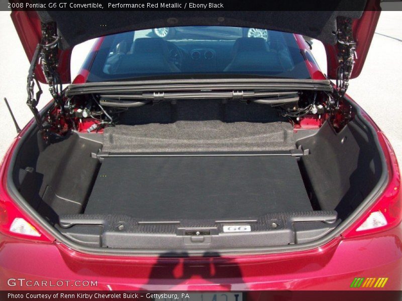  2008 G6 GT Convertible Trunk
