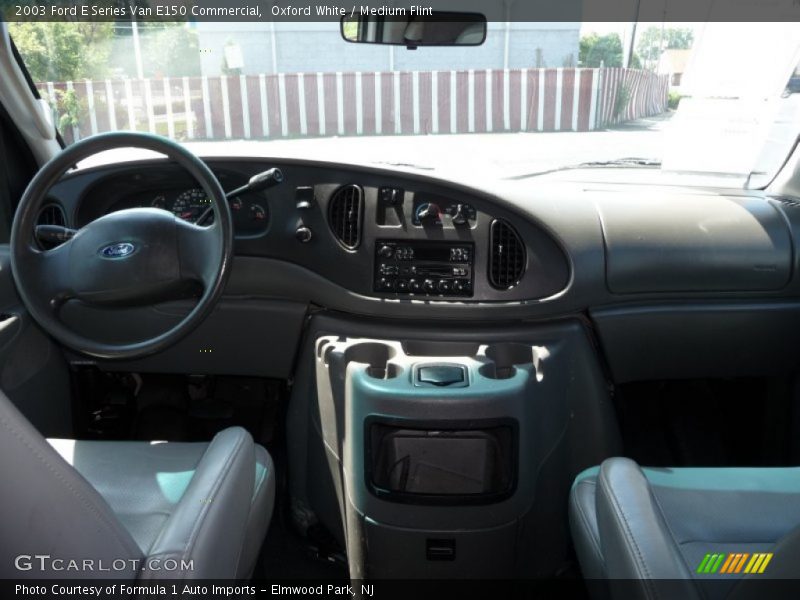 Oxford White / Medium Flint 2003 Ford E Series Van E150 Commercial