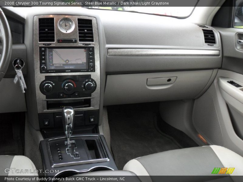 Steel Blue Metallic / Dark Khaki/Light Graystone 2008 Chrysler 300 Touring Signature Series