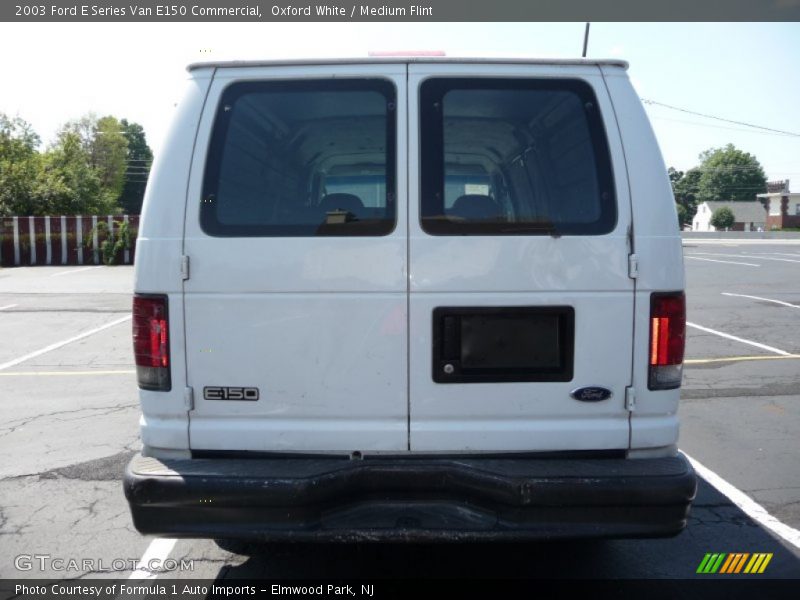 Oxford White / Medium Flint 2003 Ford E Series Van E150 Commercial