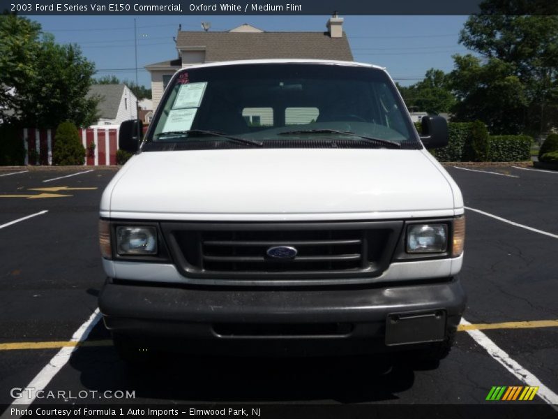 Oxford White / Medium Flint 2003 Ford E Series Van E150 Commercial