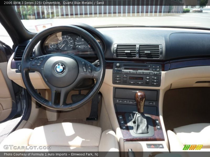 Quartz Blue Metallic / Sand 2006 BMW 3 Series 325i Convertible