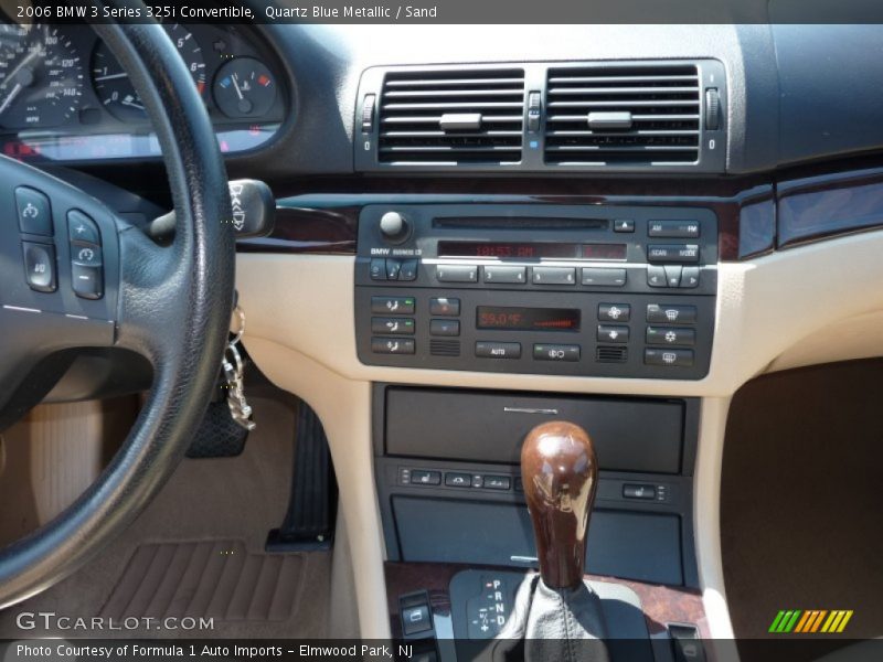 Quartz Blue Metallic / Sand 2006 BMW 3 Series 325i Convertible