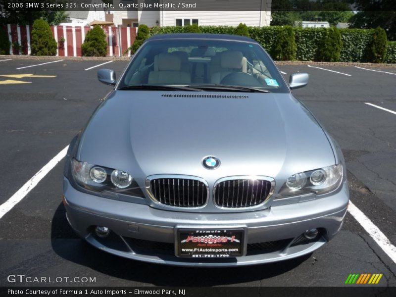 Quartz Blue Metallic / Sand 2006 BMW 3 Series 325i Convertible