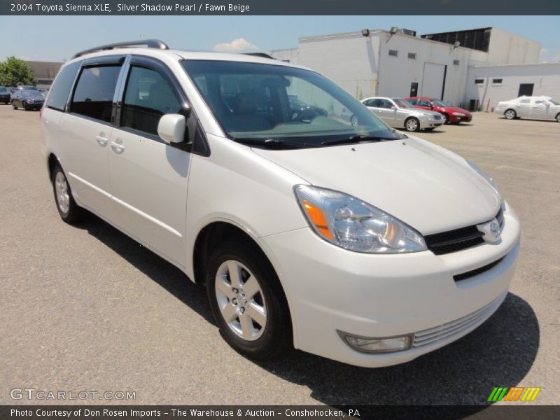Silver Shadow Pearl / Fawn Beige 2004 Toyota Sienna XLE