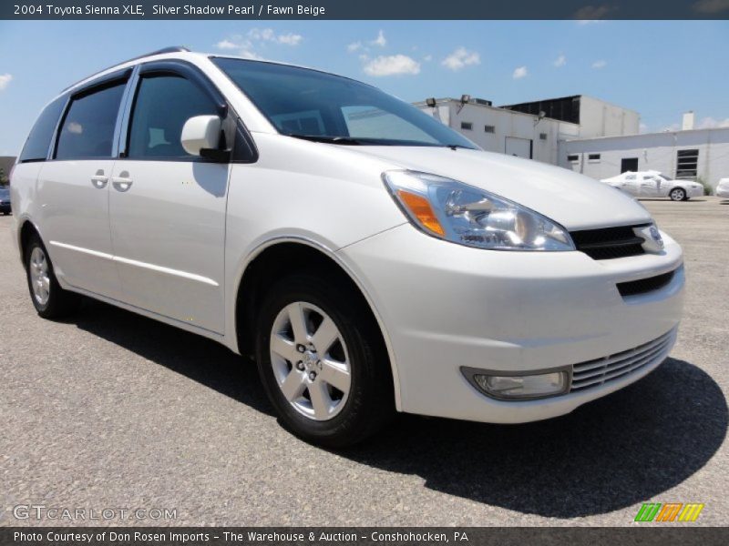 Silver Shadow Pearl / Fawn Beige 2004 Toyota Sienna XLE