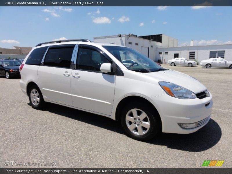 Silver Shadow Pearl / Fawn Beige 2004 Toyota Sienna XLE