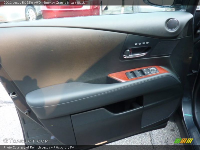 Smokey Granite Mica / Black 2011 Lexus RX 350 AWD