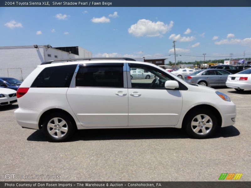 Silver Shadow Pearl / Fawn Beige 2004 Toyota Sienna XLE
