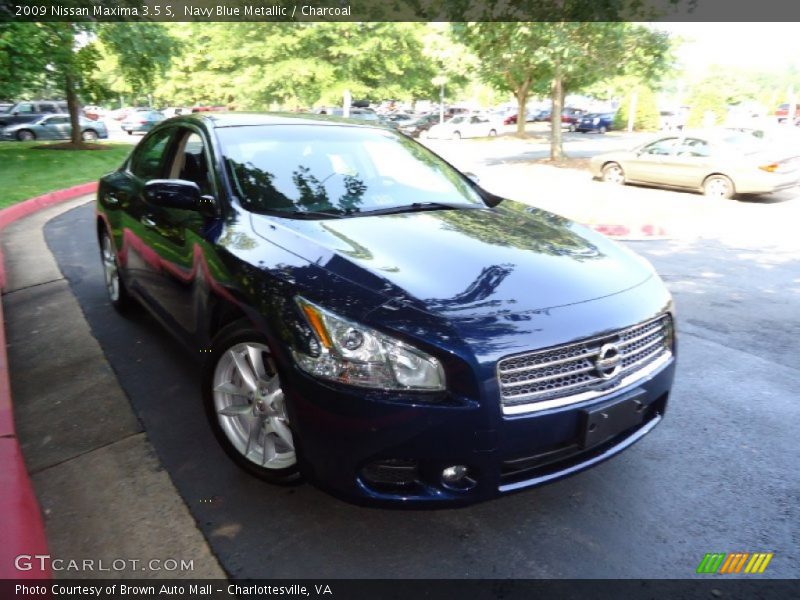 Navy Blue Metallic / Charcoal 2009 Nissan Maxima 3.5 S