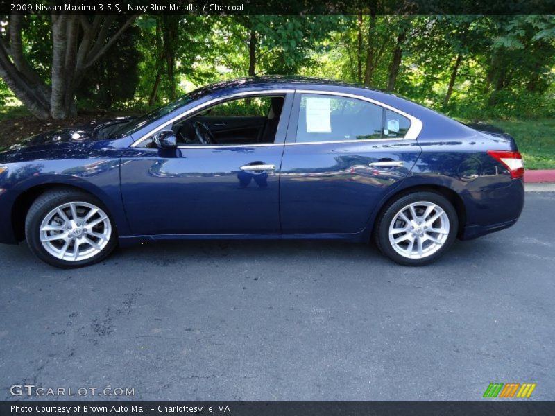 Navy Blue Metallic / Charcoal 2009 Nissan Maxima 3.5 S