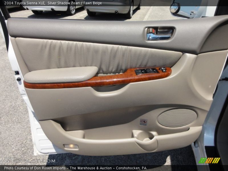 Silver Shadow Pearl / Fawn Beige 2004 Toyota Sienna XLE