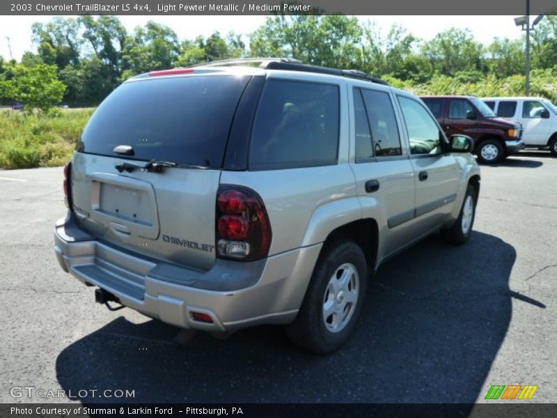 Light Pewter Metallic / Medium Pewter 2003 Chevrolet TrailBlazer LS 4x4