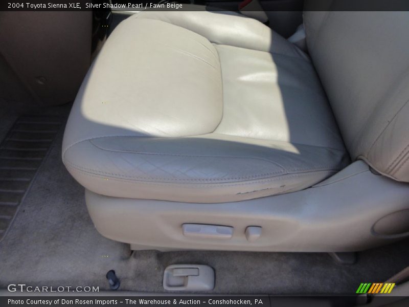 Silver Shadow Pearl / Fawn Beige 2004 Toyota Sienna XLE