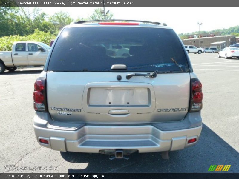 Light Pewter Metallic / Medium Pewter 2003 Chevrolet TrailBlazer LS 4x4