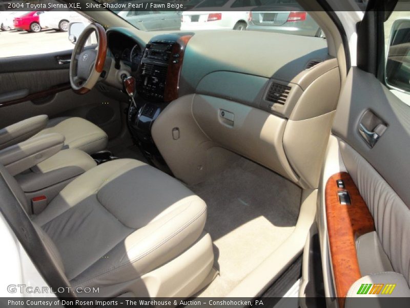 Silver Shadow Pearl / Fawn Beige 2004 Toyota Sienna XLE