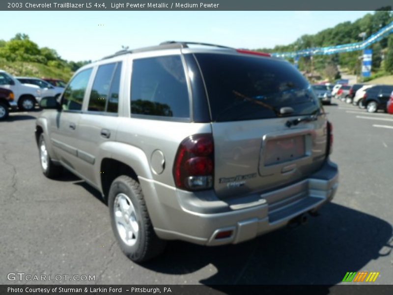 Light Pewter Metallic / Medium Pewter 2003 Chevrolet TrailBlazer LS 4x4