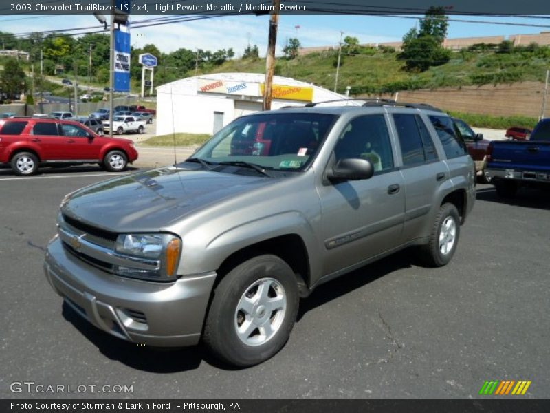 Light Pewter Metallic / Medium Pewter 2003 Chevrolet TrailBlazer LS 4x4