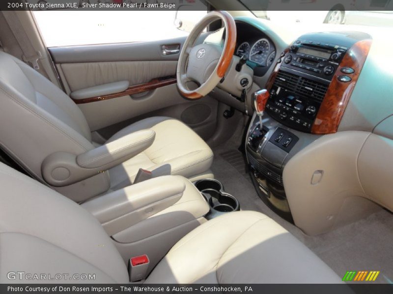 Silver Shadow Pearl / Fawn Beige 2004 Toyota Sienna XLE