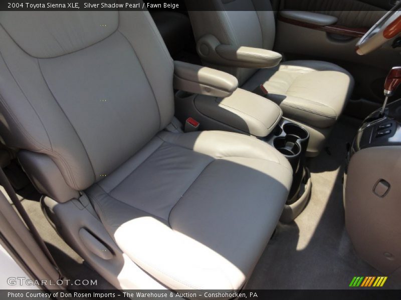 Silver Shadow Pearl / Fawn Beige 2004 Toyota Sienna XLE