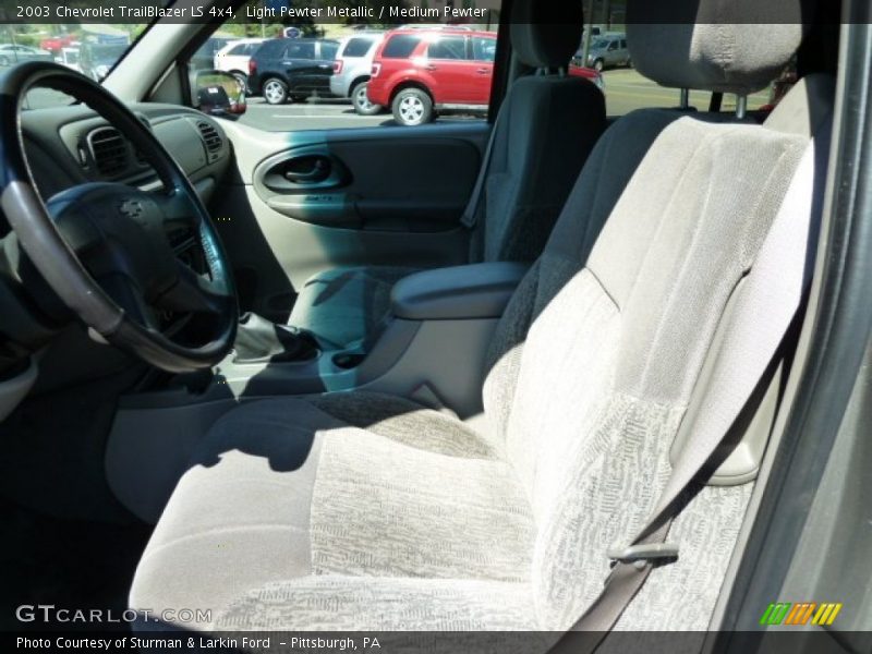 Light Pewter Metallic / Medium Pewter 2003 Chevrolet TrailBlazer LS 4x4