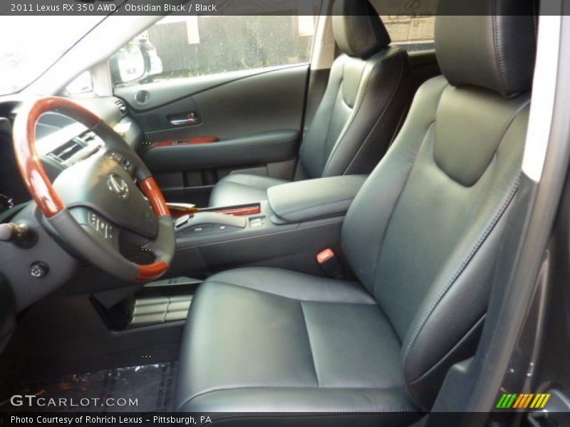  2011 RX 350 AWD Black Interior