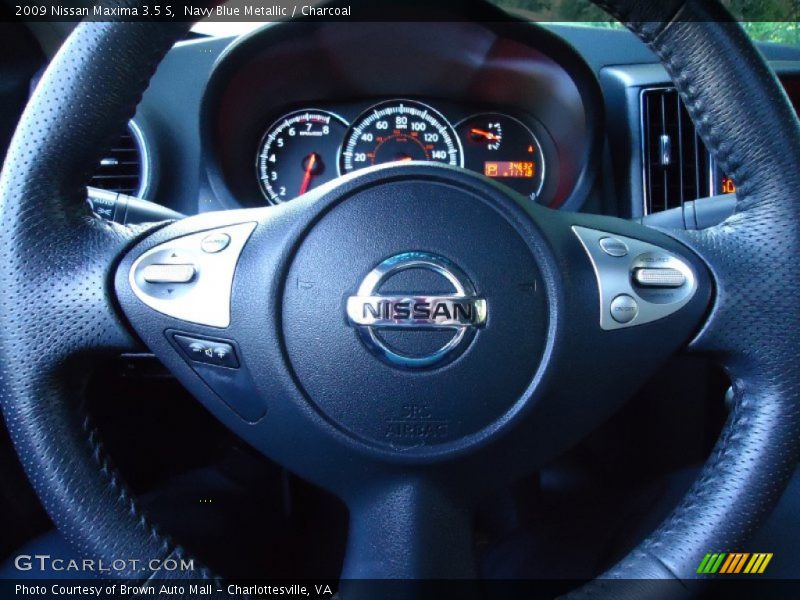 Navy Blue Metallic / Charcoal 2009 Nissan Maxima 3.5 S