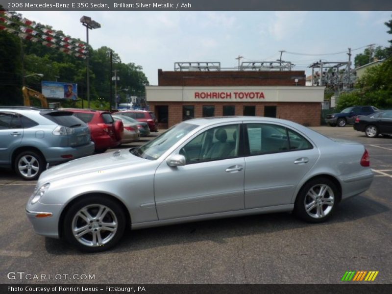 Brilliant Silver Metallic / Ash 2006 Mercedes-Benz E 350 Sedan