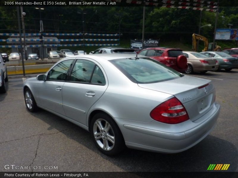Brilliant Silver Metallic / Ash 2006 Mercedes-Benz E 350 Sedan