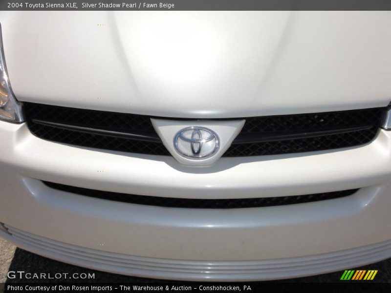 Silver Shadow Pearl / Fawn Beige 2004 Toyota Sienna XLE