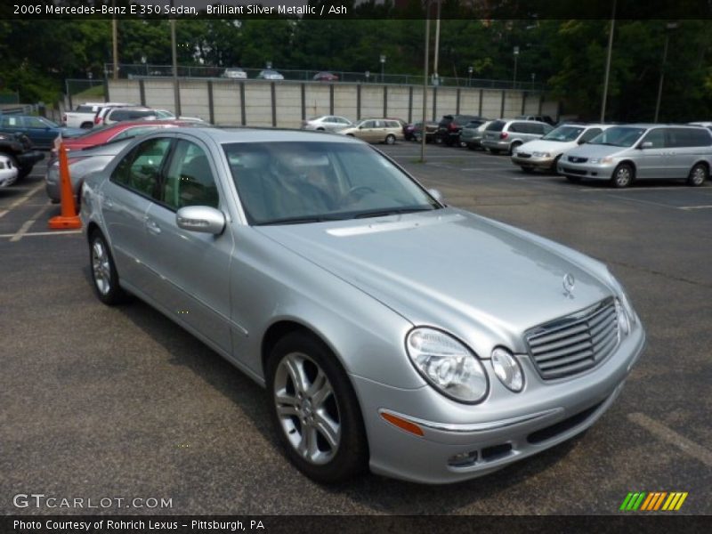 Brilliant Silver Metallic / Ash 2006 Mercedes-Benz E 350 Sedan