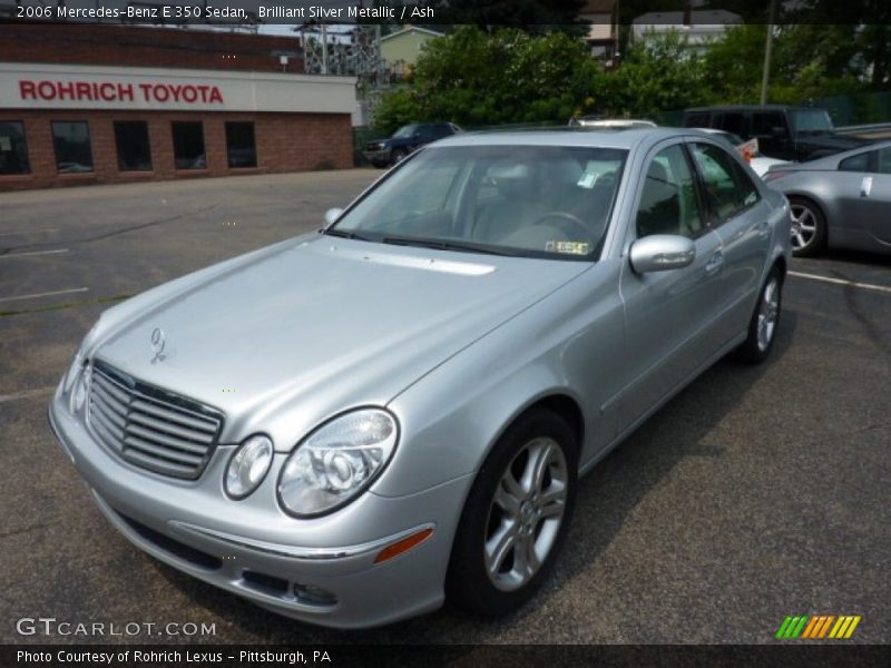 Brilliant Silver Metallic / Ash 2006 Mercedes-Benz E 350 Sedan