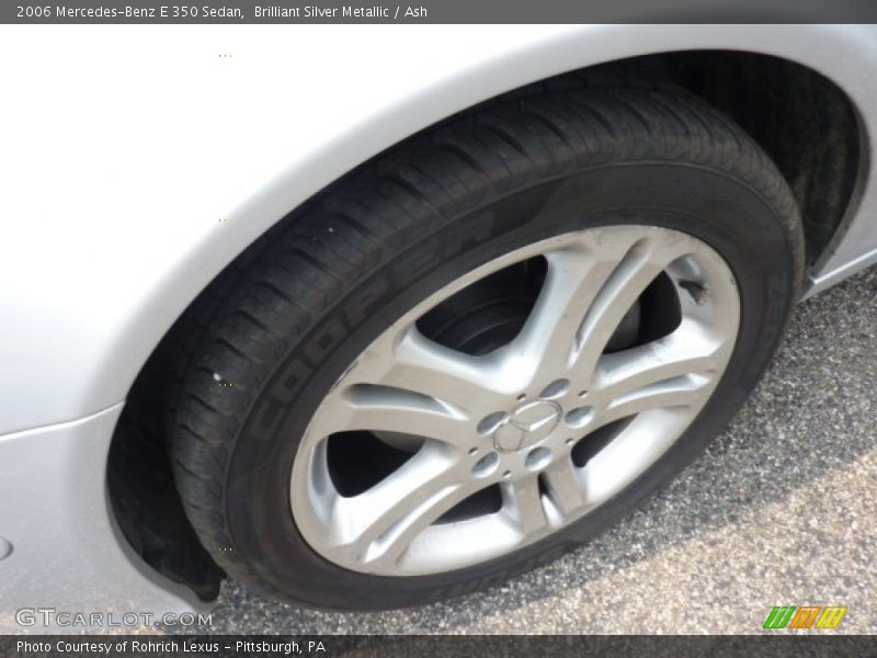 Brilliant Silver Metallic / Ash 2006 Mercedes-Benz E 350 Sedan