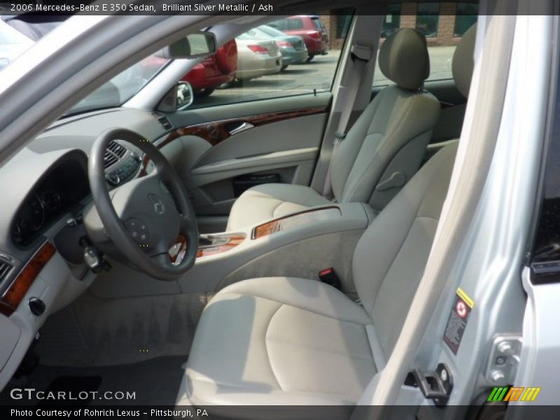 Brilliant Silver Metallic / Ash 2006 Mercedes-Benz E 350 Sedan
