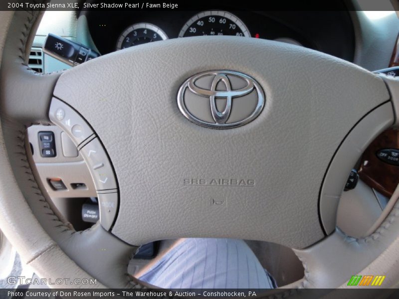 Silver Shadow Pearl / Fawn Beige 2004 Toyota Sienna XLE