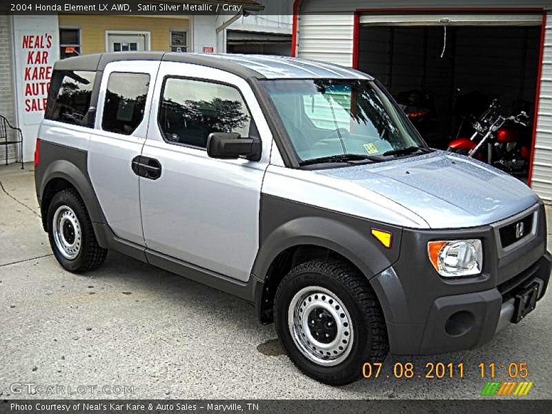 Satin Silver Metallic / Gray 2004 Honda Element LX AWD